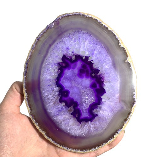 Agate Slice Purple