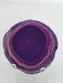 purple agate slice