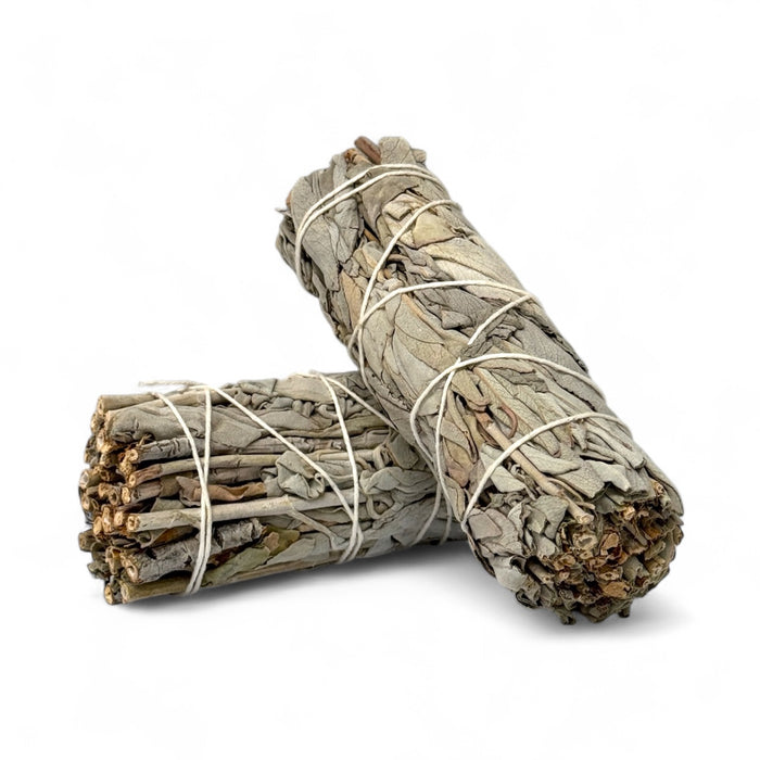 Organic White Sage Smudge Stick mini 11cm (4 inch)
