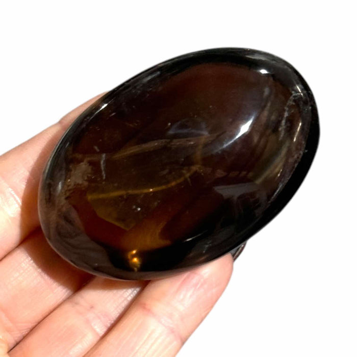 Smoky Quartz Palm Stone