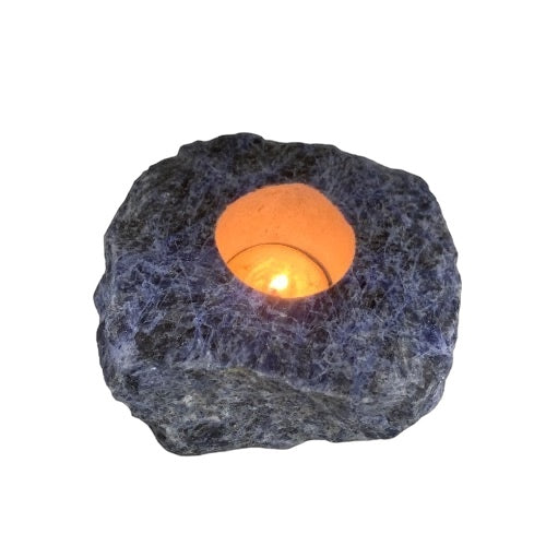 Sodalite Tea Light Holder