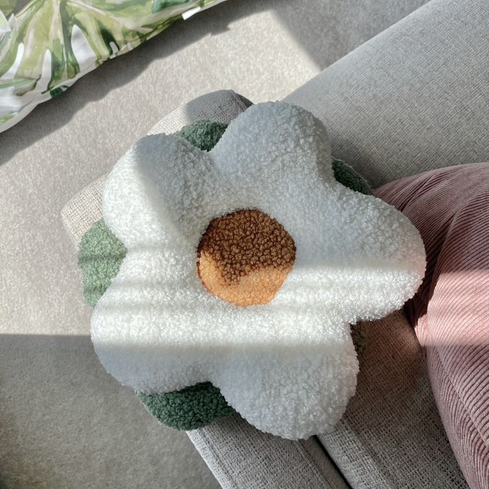 Boucle Daisy Cushion