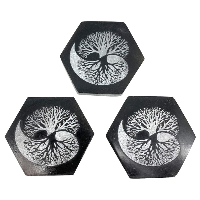 Selenite Tree Of Life Plate