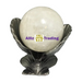 Shell Sphere Pewter Stand