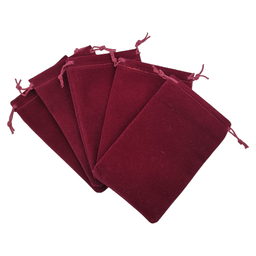 Velvet Bag – Burgundy 