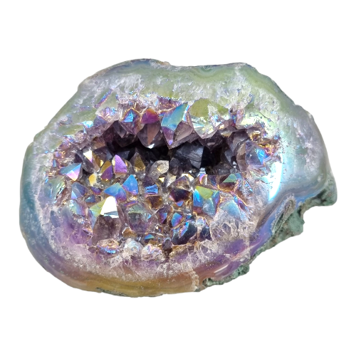 Amethyst Aura Cluster Polished Edge