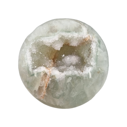 Green Amethyst Druzy Sphere