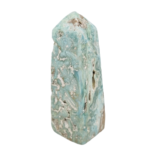 Blue Aragonite Obelisk