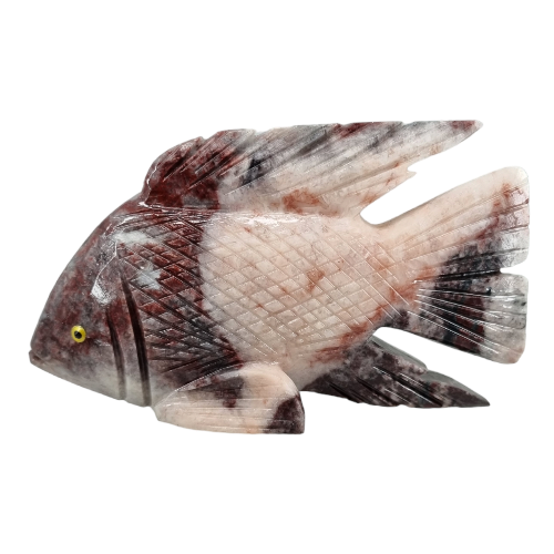 Jasper Calcite Fish