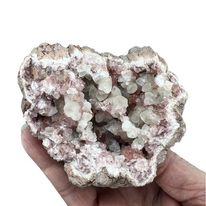 pink amethyst geode large