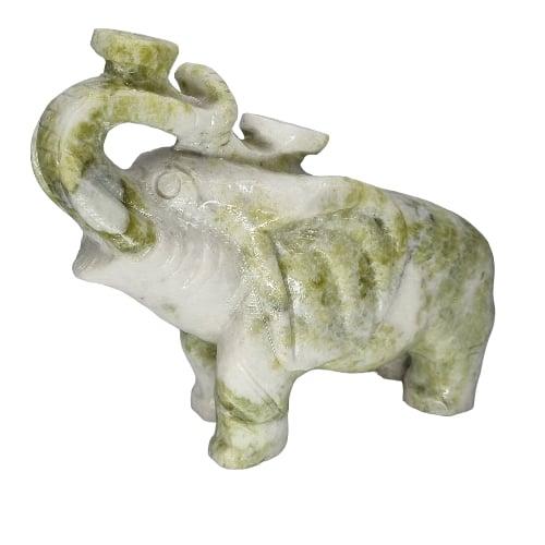 Jade elephant pale green