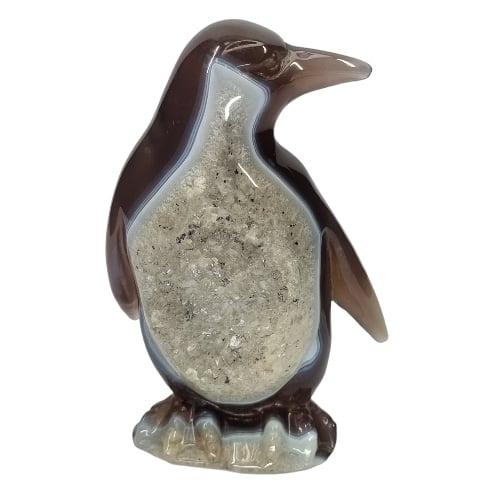 Agate Druzy Penguin