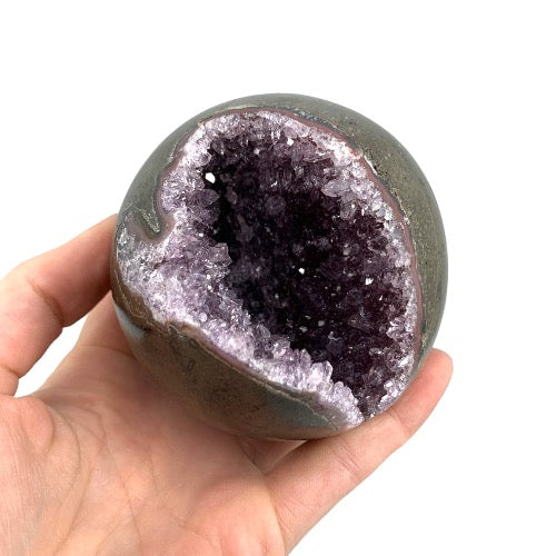 Amethyst druzy sphere 1