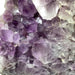 Amethyst lrg cluster slab on stand 11