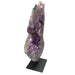 Amethyst lrg cluster slab on stand 1