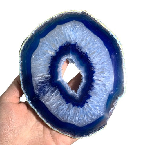 Blue agate slice 3