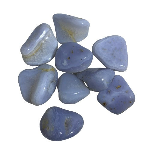 Blue Chalcedony Tumbled