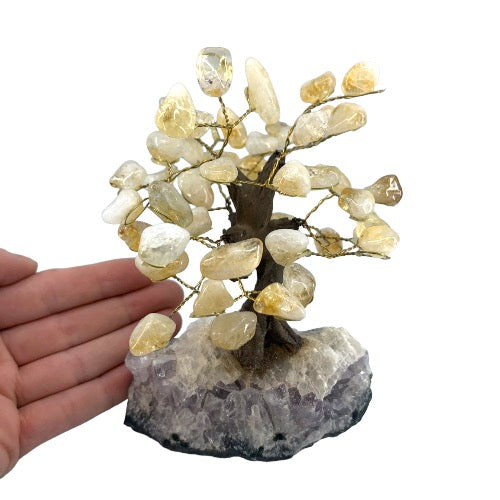 Citrine Gem Tree Polished