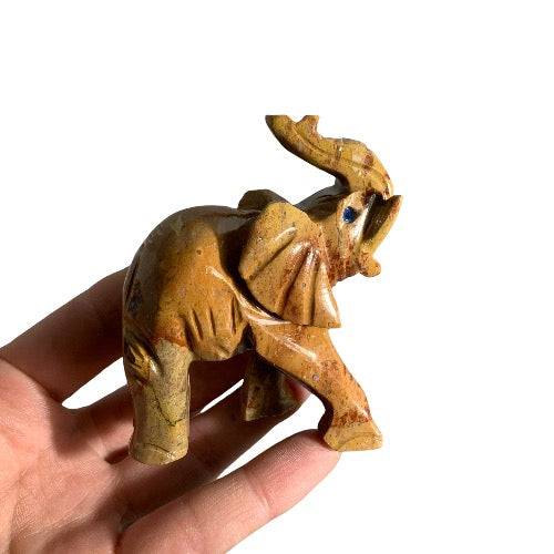 Soapstone elephant 3