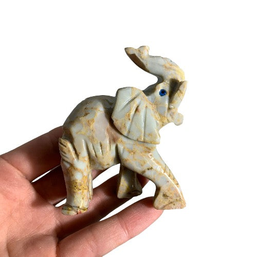 Soapstone elephant 5