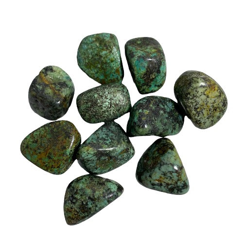 African Turquoise Tumbled 2.5-3cm — Alliz Trading