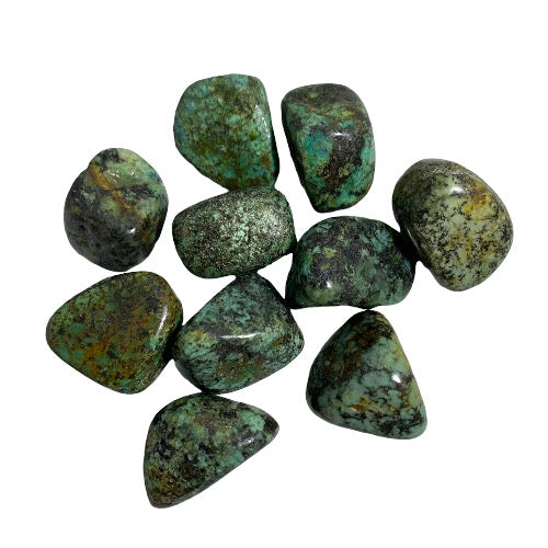 African Turquoise Tumbled 2.5-3cm