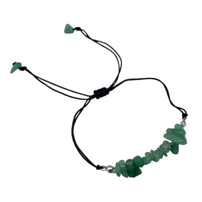 Aventurine Adjustable Chip Bracelet