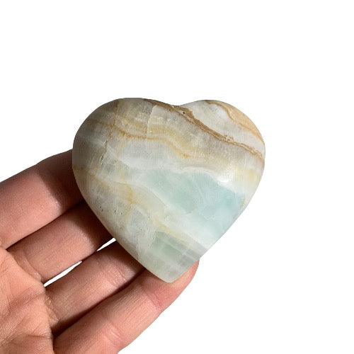 caribbean calcite heart 7