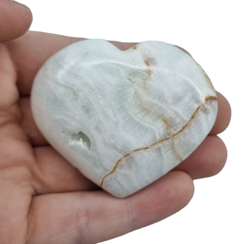 carrabean calcite heart