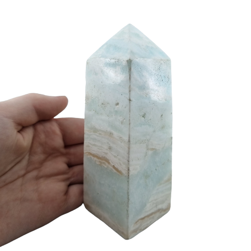 carribbean calcite obelisk