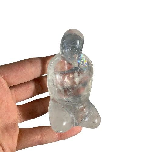 Clear Quartz Kneeling Goddess