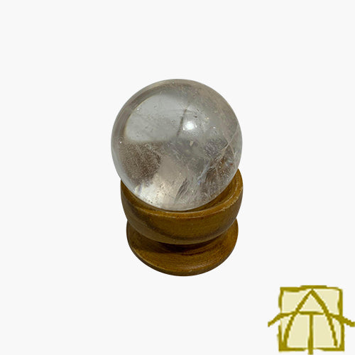 clear quartz sml sphere 1