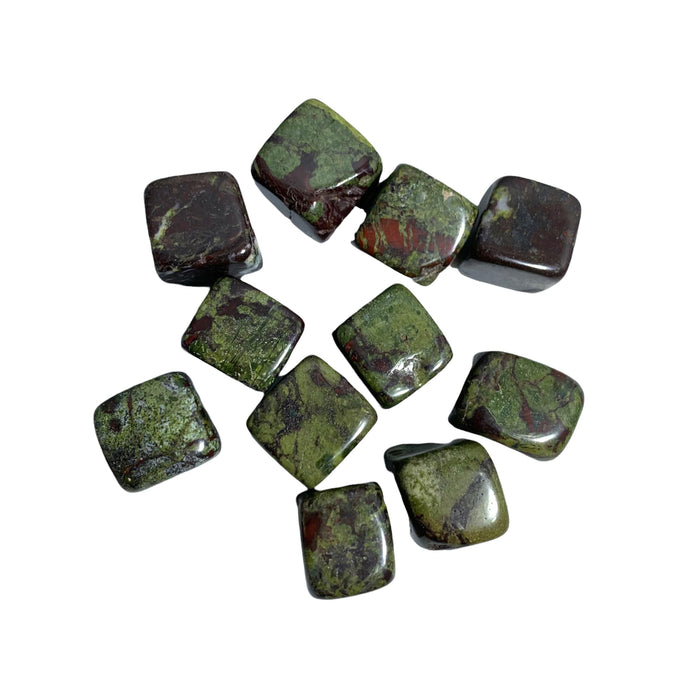 Dragons Blood Jasper Squared Tumble 1.5-2cm