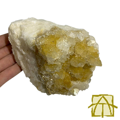 golden calcite cluster 1