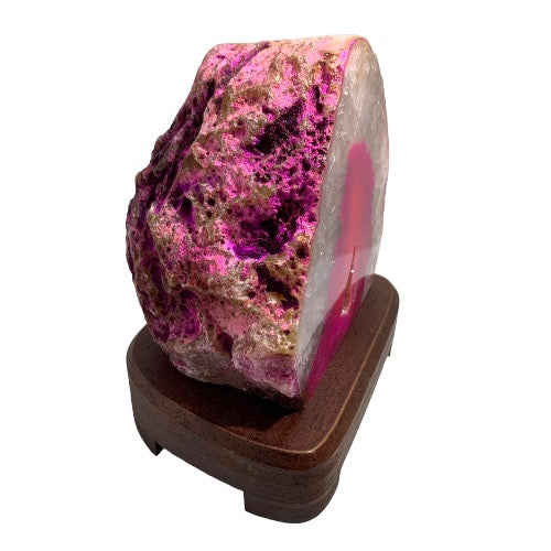 pink agate lamp 111