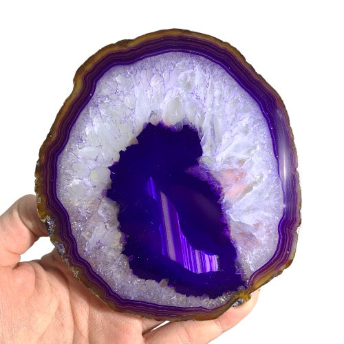 Agate Slice Purple
