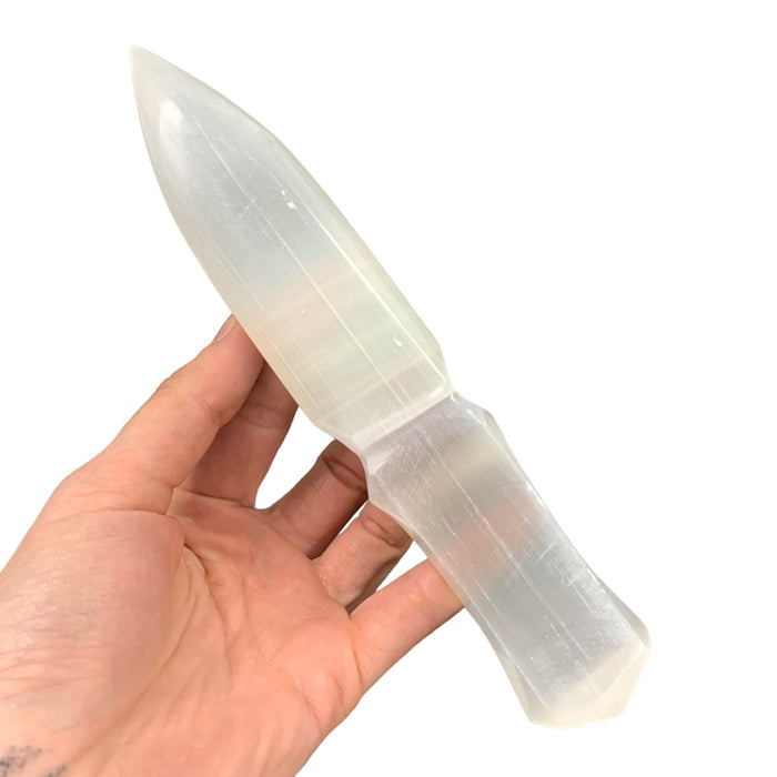 Selenite Athame