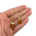 Plated Citrine Earrings