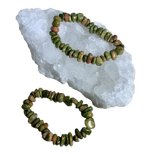 unakite bracelet 22