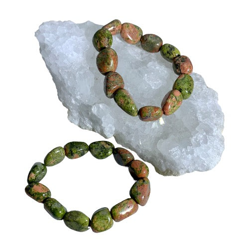 unakite bracelet 33